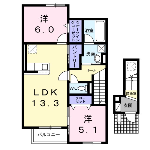 メゾン　デ　リアン 間取り図