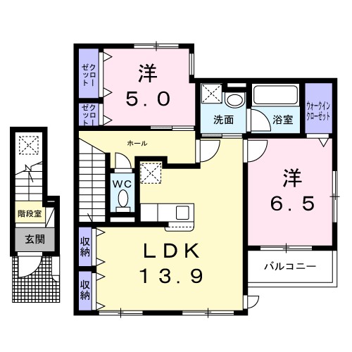 メゾン　デ　リアン 間取り