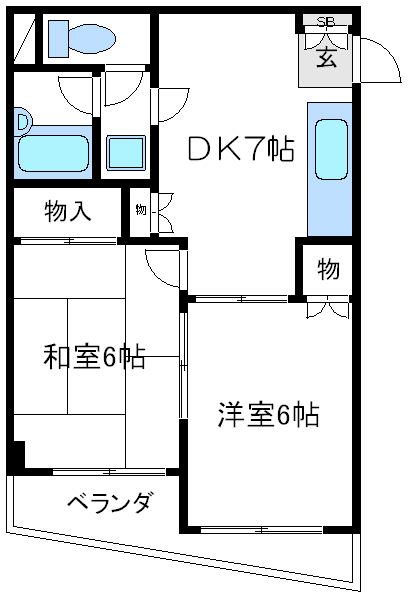 旭泉マンション 間取り