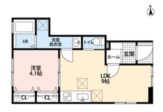 リーブルファイン足立本木 間取り