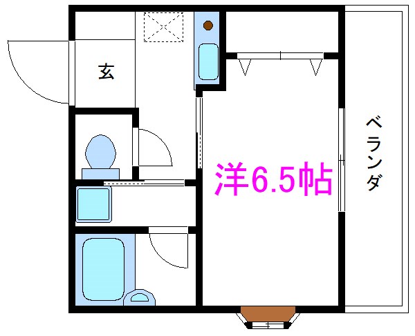 オーティアス小松川 間取り図