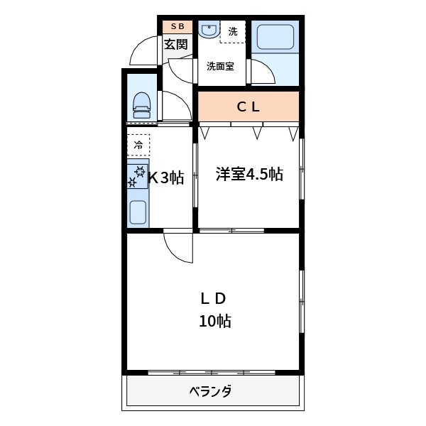 サンスクエア東小岩 間取り図