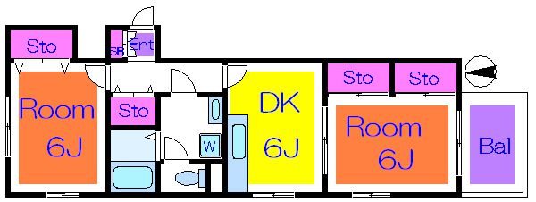 メゾンドジュワン  間取り