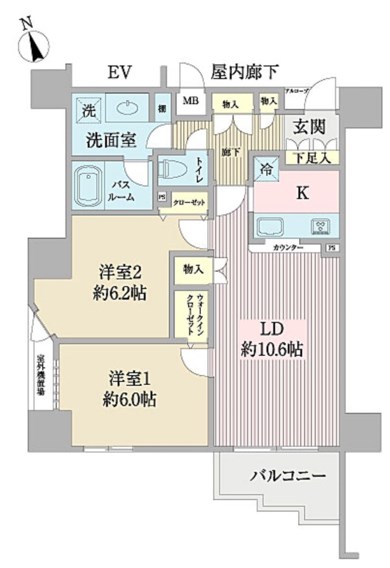 アルカサル亀戸 間取り図