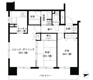 パークキューブ浅草田原町  間取り