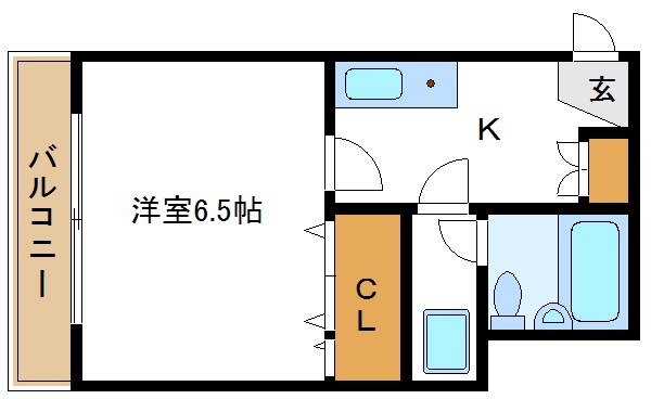 コスモフラット  間取り図