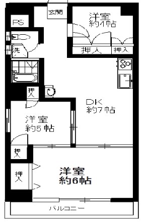 サンライズ西葛西 間取り