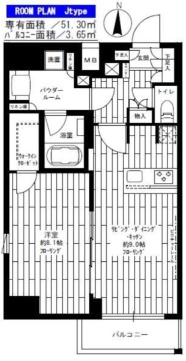 ステージグランデ菊川 間取り図