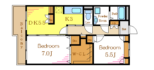 M&amp;#39;sパインクレスト 間取り図