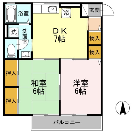 チェリーハウスⅡ 間取り図