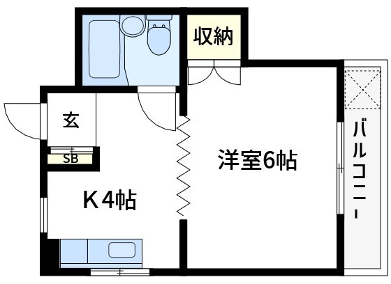 コーポHanabusa 間取り