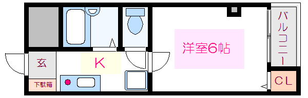 クラウン曳舟 間取り