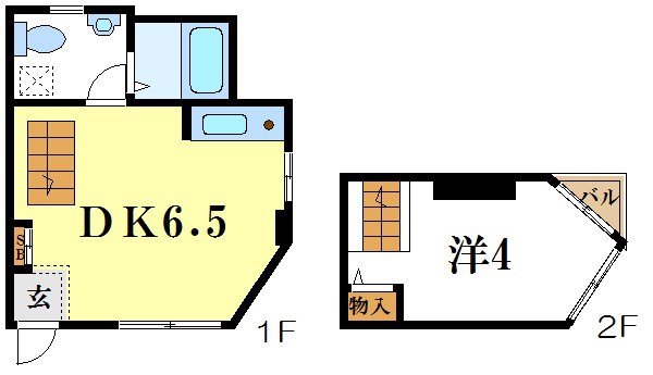 アーバンスクエア 102号室 間取り