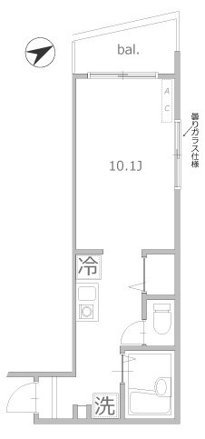 ブロッサムテラス町屋 間取り