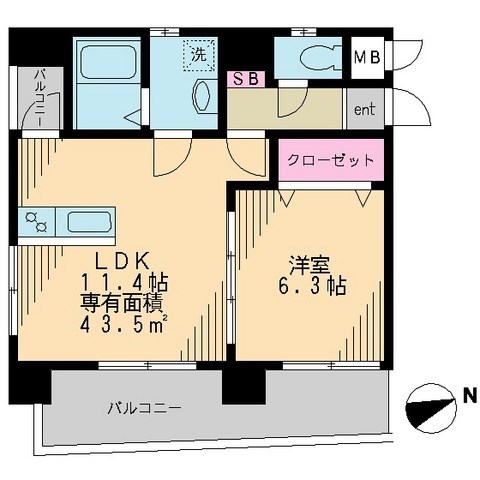 ベルウッド浅草 間取り