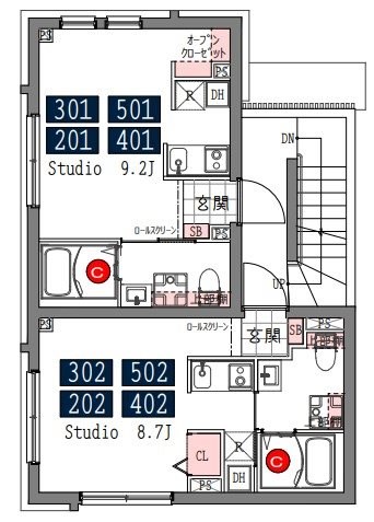 ベルシードステアー東陽町 間取り