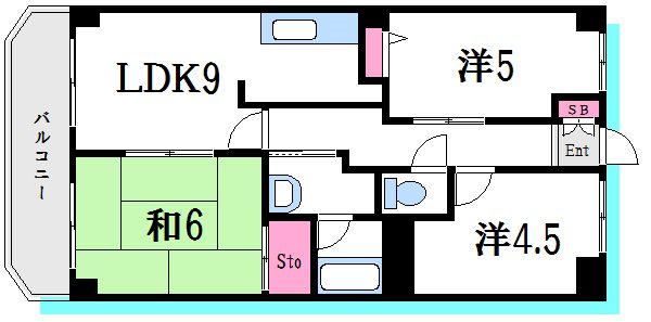 シャンサール船堀 間取り