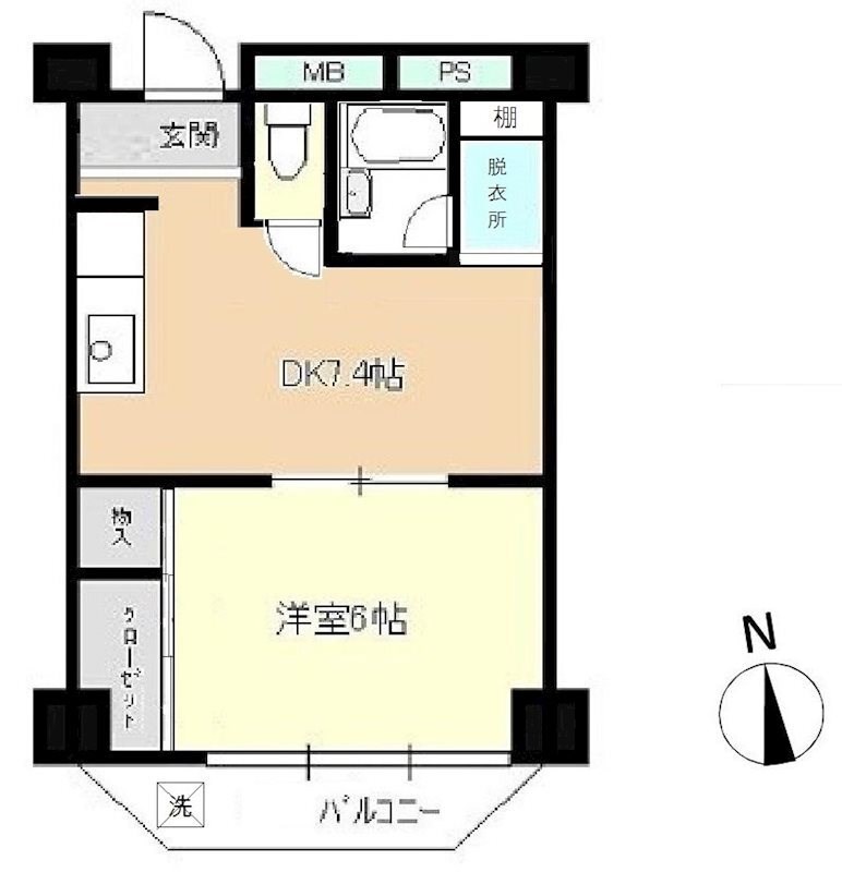 越田ビル 間取り図