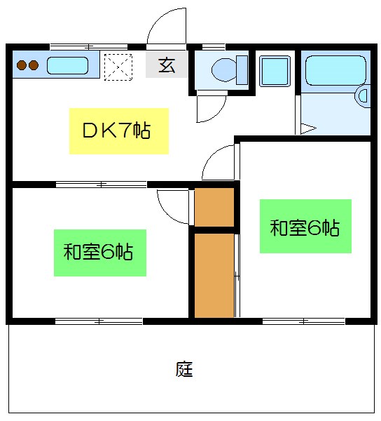 スカイハイツＡ 間取り