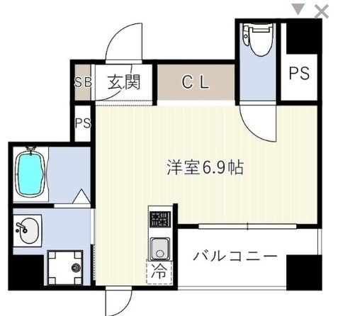 CLASS住吉 間取り図