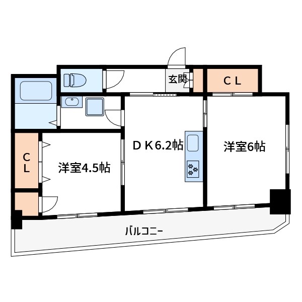 ファミール植草 間取り図