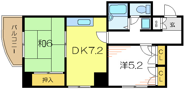 メナーしのざき 間取り図