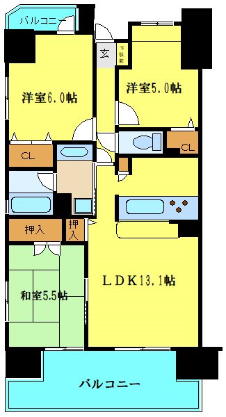 グランカーサ新小岩    間取り