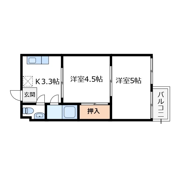 サンライズビル    間取り