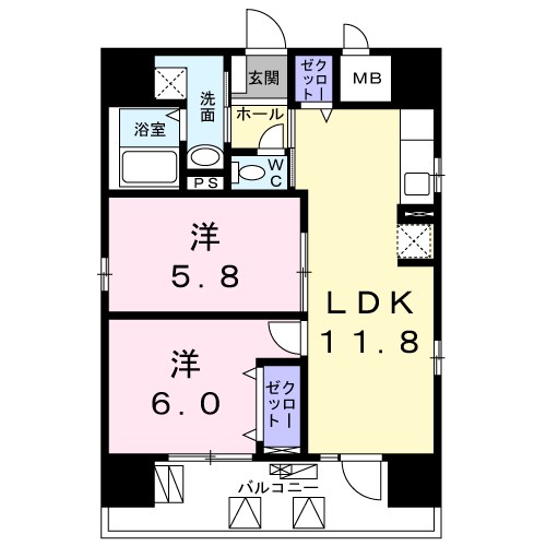 モン　エール　西日暮里 間取り