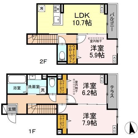 グラナーデ荒川 間取り