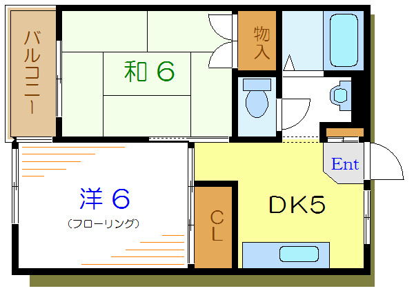 植草マンション   間取り図