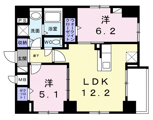 リバーサイド奥浅草 間取り図