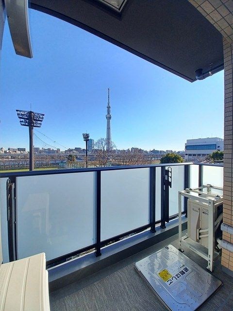 リバーサイド奥浅草 ベランダ