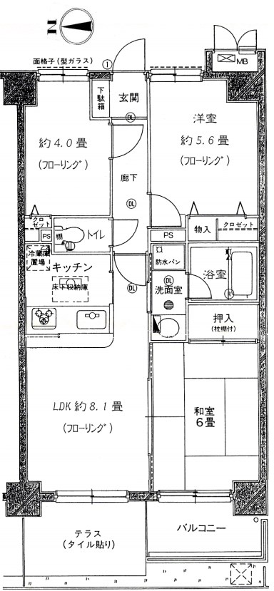 ナイスアーバン五反野中央本町 間取り