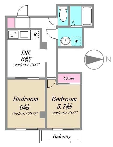 エスポワール綾瀬 間取り