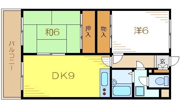 エスポワール篠崎 間取り図