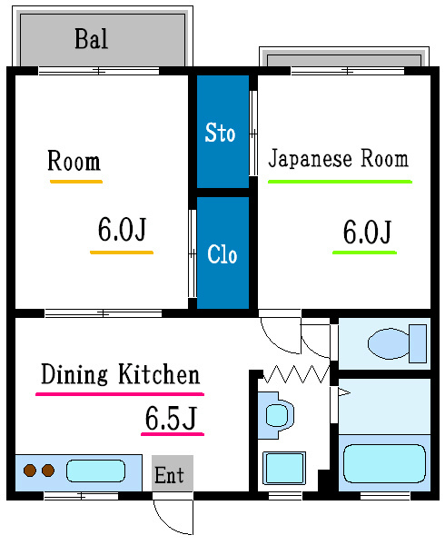 佐々木コーポⅠ 間取り図