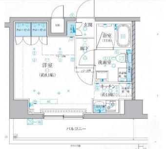 ベルシード梅島ブランシュ 間取り