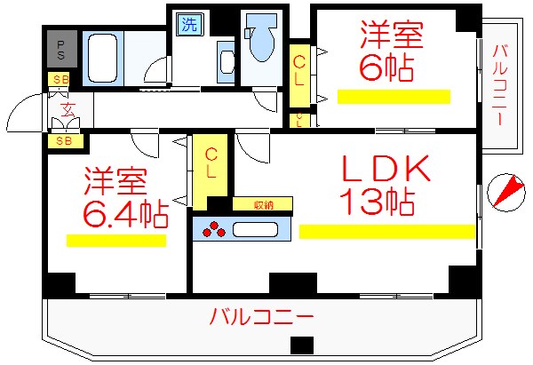 アウル大川端 間取り