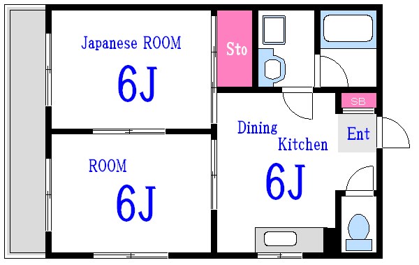 バルーム５ 間取り図