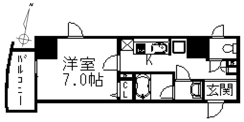 ラブールミノワ  間取り