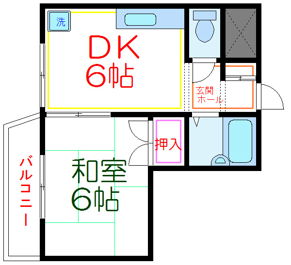 プラザイイズカ   間取り図