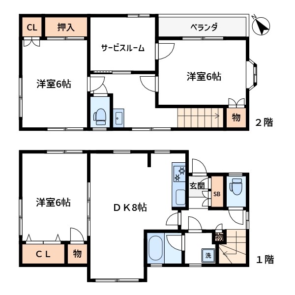 細田5丁目戸建 間取り