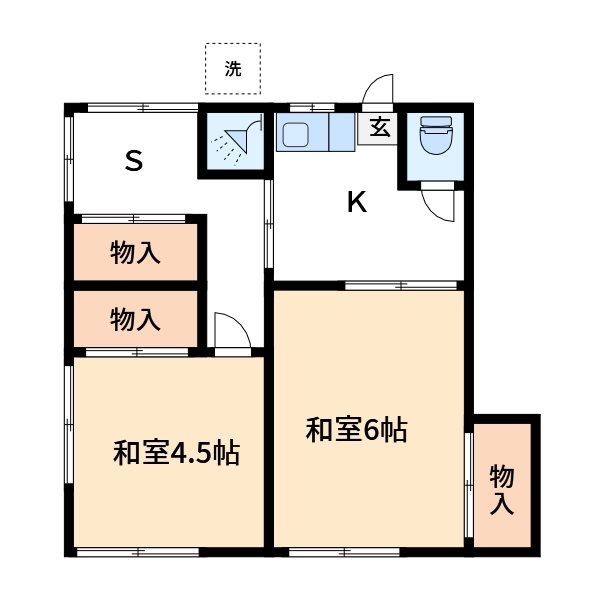 第二長谷川荘  間取り