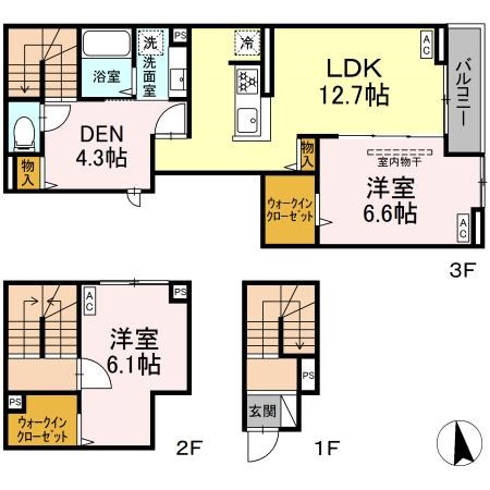 グラナーデ荒川 間取り