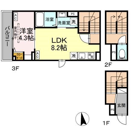 グラナーデ荒川 間取り