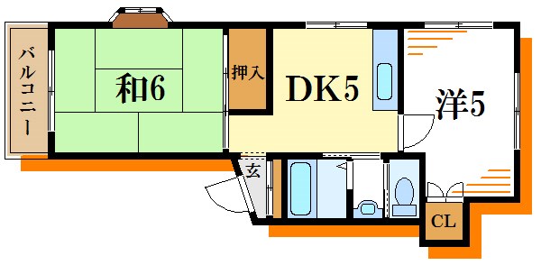 エクセル三和 間取り図