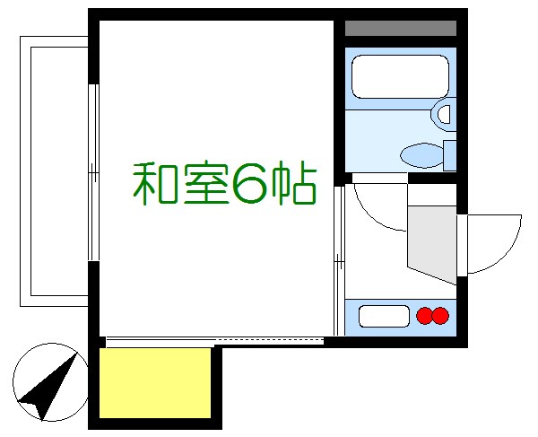 ハイツ恵利佳 間取り