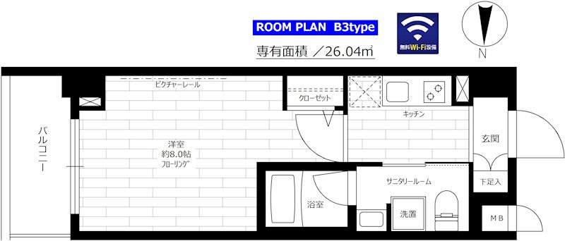 ステージファースト両国東 間取り図