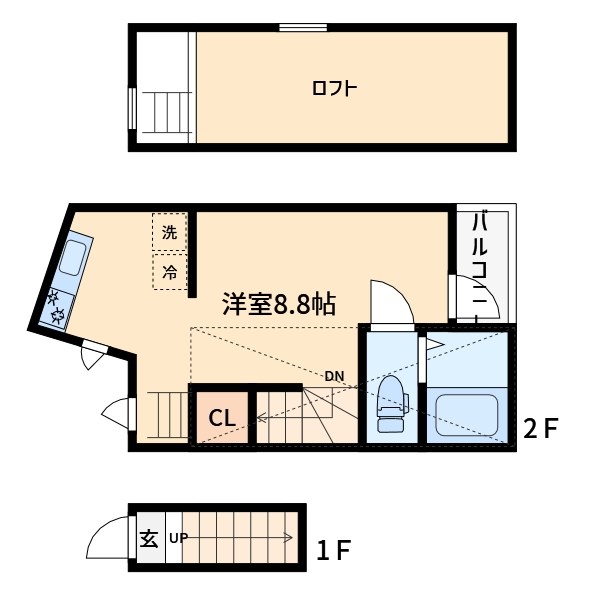 Colza柴又 間取り